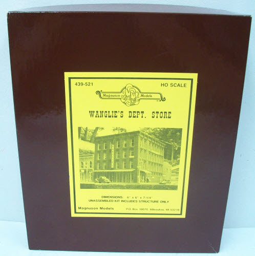 Magnuson Models 439-521 HO Wanglie's Dept Store Kit