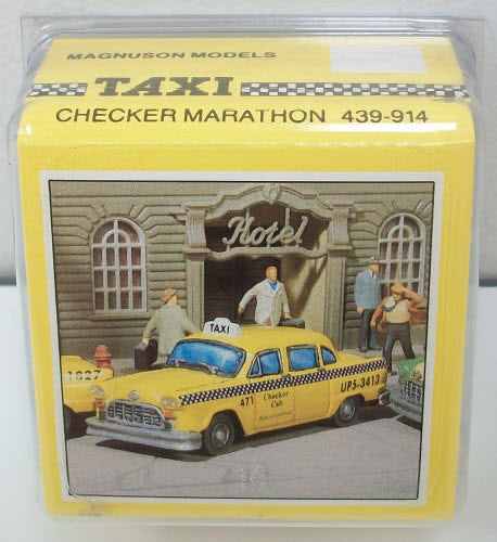 Magnuson Models 439-914 HO Scale Checker Marathon Taxi Kit