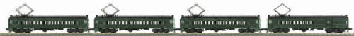 MTH 30-2650-1 O Gauge Reading MU4-Car  Passenger Set w/Proto-Sound 2.0