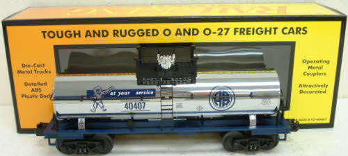MTH 30-73222 Alaska Tank Car (Chrome) #40407