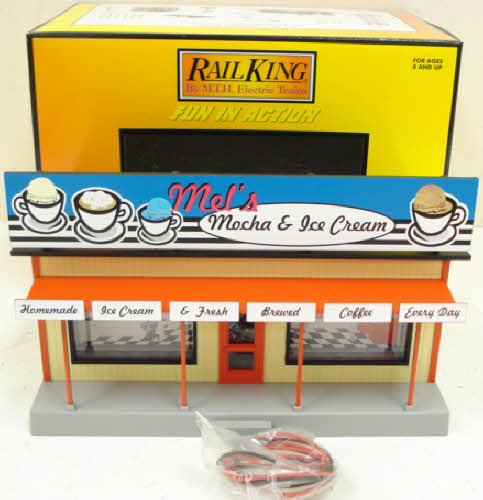 MTH 30-90260 Mel's Mocha & Ice Cream Road Side Stand
