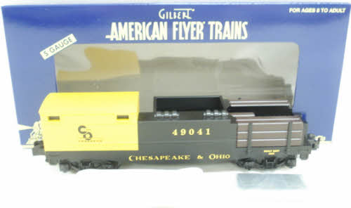 American Flyer 6-49041 S Scale Chesapeake & Ohio Tie Car