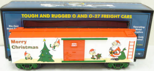 MTH 20-80007G O Gauge 2007 DAP Christmas Boxcar