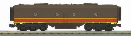 MTH 30-2677-3 Illinois Central E-8 B-Unit Non-Powered Diesel Engine #4105