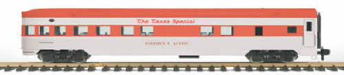 MTH 70-68010 G Texas Special Streamlined Passenger Observation Car