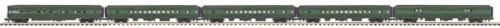 MTH 20-65102 O Reading 70' Streamlined Smooth Sided Passenger Car Set (Set of 5)