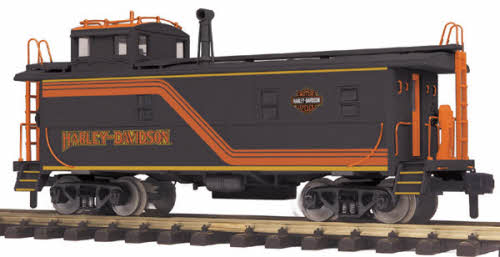 MTH 70-77022 G Harley-Davidson Offset Steel Caboose Car