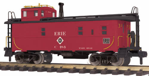 MTH 70-77023 G Gauge Erie Offset Steel Caboose Car #C484