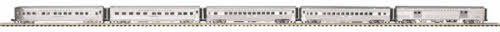 MTH 20-65104 O PRR 70' Streamlined Ribbed Sided Passenger Car Set (Set of 5)