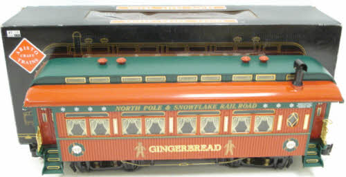 Aristo-Craft 31025 G Scale Christmas Gingerbread Passenger Car