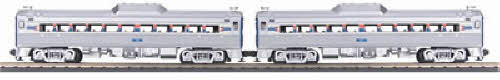 MTH 30-2233-3 O Amtrak RDC Budd Car Add-On Set (Set of 2)