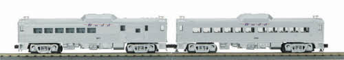 MTH 30-2693-1 O Budd Demonstrator RDC Budd Car Set w/Proto-Sound 2.0 (Set of 2)