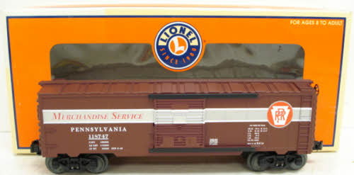 Lionel 6-39240 O Gauge Pennsylvania Merchandise Service Boxcar #118747