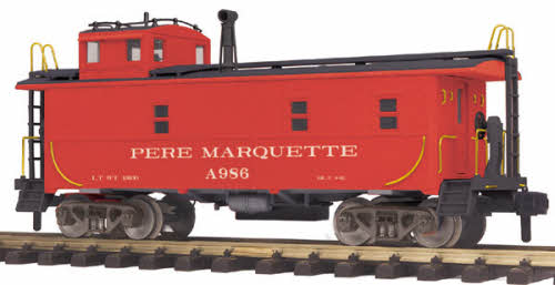 MTH 70-77014 G Pere Marquette Offset Steel Caboose Car #A986