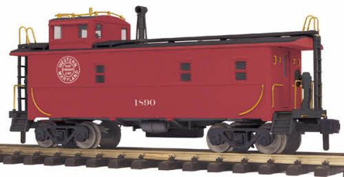 MTH 70-77015 G Western Maryland Offset Steel Caboose Car #1890