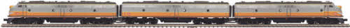 MTH 20-2719-1 MILW E-8 ABA Diesel Engine Set w/PS2 #200A/200C/200B