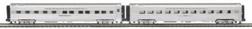 MTH 20-66104 O PRR 70' Streamlined Sleeper/Diner Passenger. Set (Set of 2)