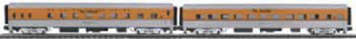 MTH 20-6699 O DRG 70' Streamlined Sleeper/Diner Passenger Car Set (Set of 2)