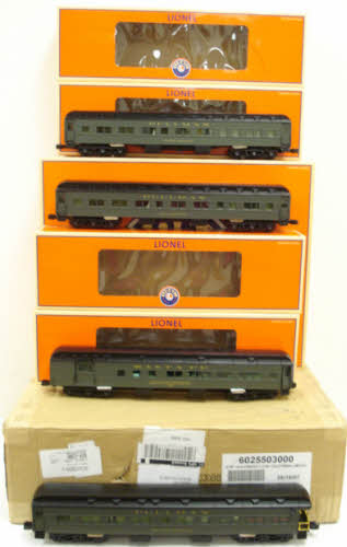 Lionel 6-25503 Santa Fe "California Limited" Heavyweight Passenger 4-Pack