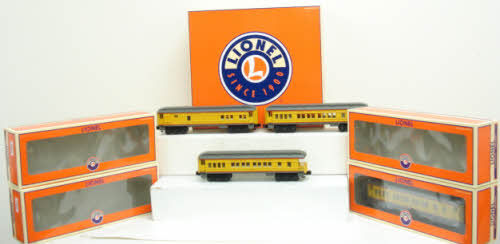 Lionel 6-25164 Union Pacific 4-Car Madison Passenger Cars