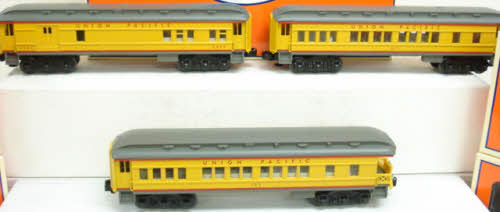 Lionel 6-25164 Union Pacific 4-Car Madison Passenger Cars