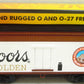 MTH 30-78044 O Gauge 19th Century Coors Reefer Car