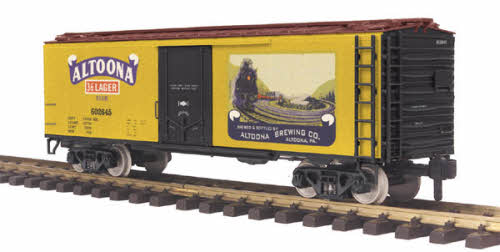 MTH 70-78017 G Scale Altoona 36 Lager 40' Reefer Car with Metal Wheels