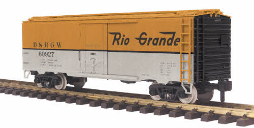 MTH 70-78018 G Scale Denver Rio Grande 40' Reefer Car #60927/60925
