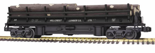 MTH 70-79003 G Scale Hillcrest Lumber Operating Log Car