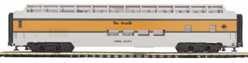 MTH 20-67099 D&RG 70' ABS Full Length Vista Dome Pass.