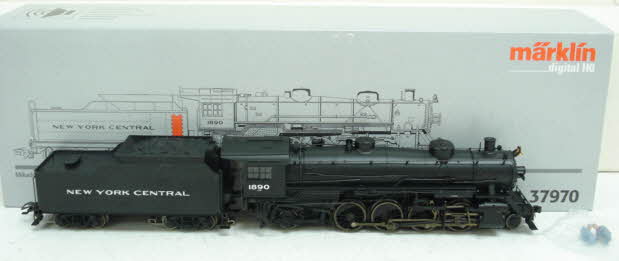 Marklin 37970 HO NYC Mikado 2-8-2 Steam Locomotive & Tender #1890 w/Sound