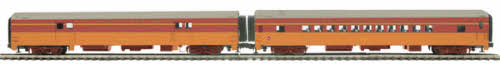 MTH 20-69100 Milwaukee 2-Car 70' ABS Baggage/Coach Pass