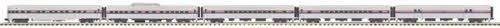 MTH 20-65096 O Amtrak 70' Streamlined Smooth Sided Passenger Car Set (Set of 5)