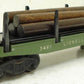 Lionel 3461 Vintage O Lionel Lines Green Operating Log Dump Car