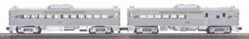MTH 30-2390-0 O Chicago & North Western RDC Budd Car Set w/Loco-Sound (Set of 2)