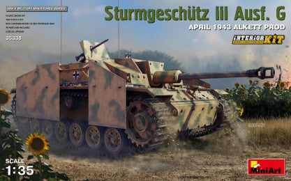 MiniArt 35338 1:35 Sturmgeschutz III Ausf. G Assault Gun Military Artillery Kit