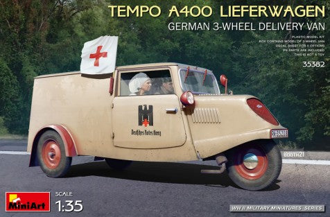 MiniArt 35382 1:35 German Tempo A400 Lieferewagen Delivery Van Plastic Model Kit