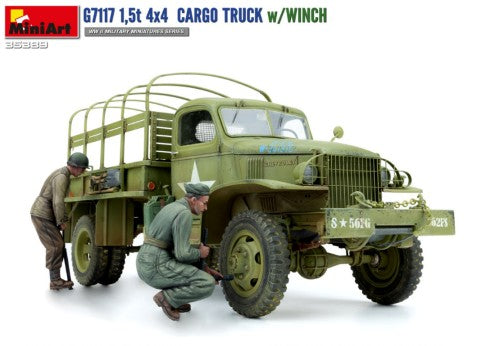 MiniArt 35389 1:35 US Army G7117 1.5-Ton 4x4 Cargo Truck Military Vehicle Kit