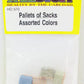 Model Railstuff 570 HO Pallets of Sacks Assorted Colors (Pack of 4)