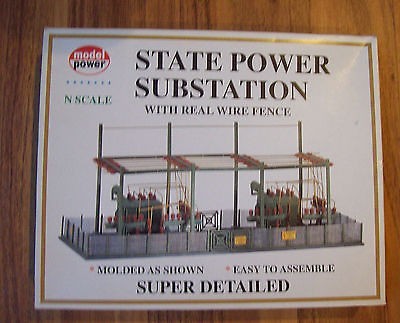 Model Power 1568 N Scale State Power Substation