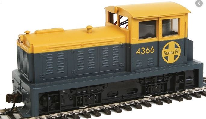 Model Power 966701 HO Santa Fe DDT Plymouth lndustrial Diesel Locomotive #6677