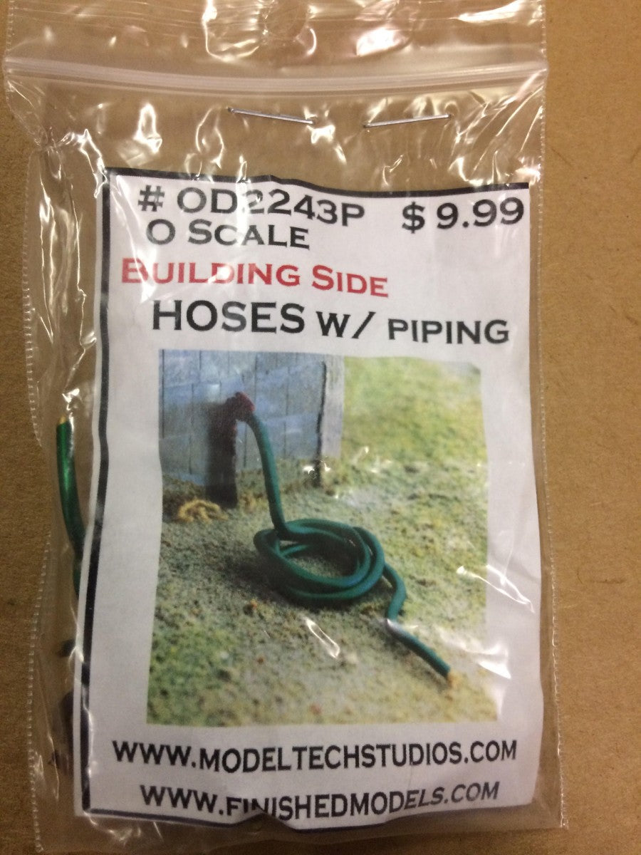 Model Tech Studios OD2243P O Bulding Side Hoses with Piping