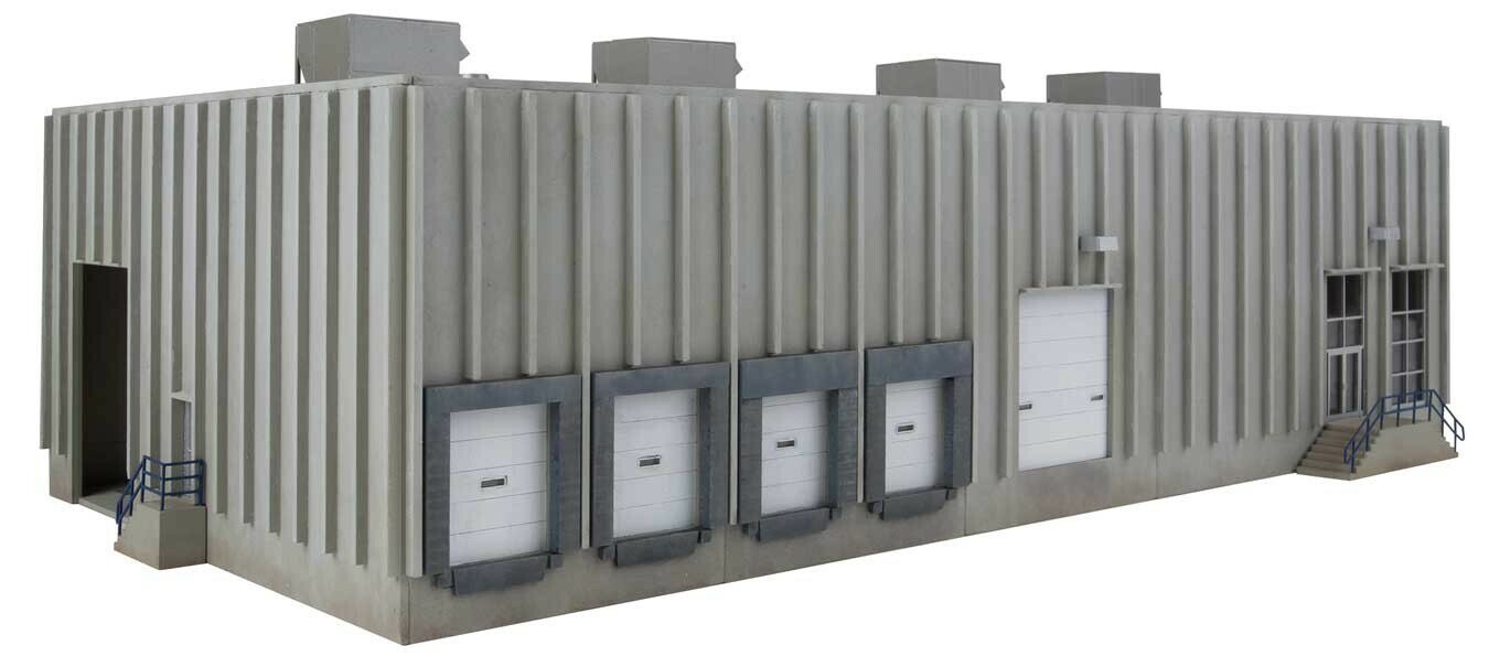 Walthers 933-4105 HO Modern Concrete Grocery Warehouse Industrial Building Kit