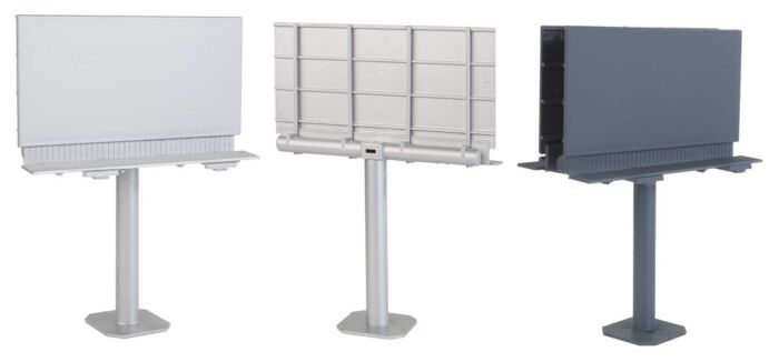 Walthers 949-4252 HO Modern Single Post Billboard Kit