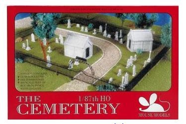 Mouse Models 001 1/87 HO Cemetery Building Kit