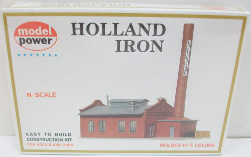 Model Power 1546 N Scale Holland Iron & Steel Building Kit