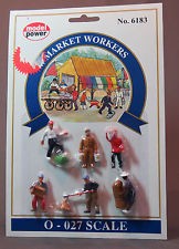 Model Power 6183 O Market Workers Figures (Set of 6)