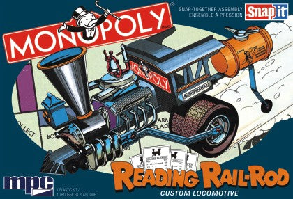 MPC 945 1:25 Monopoly Reading Rail Rod Custom Locomotive Plastic Model Kit