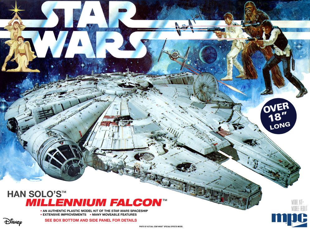 MPC 953 1:72 Star Wars: Han Solo's Millennium Falcon Plastic Model Kit