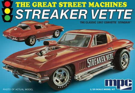 MPC 973 1:25 1967 Chevy Corvette Stingray Streaker Vette Plastic Model Kit